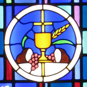 Grace stained glass memorial window